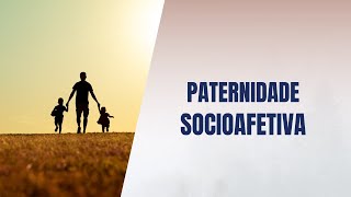 Paternidade socioafetiva [upl. by Annel617]