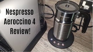 Nespresso Aeroccino 4 Milk Frother Review  Worth upgrading from the Aeroccino 3 [upl. by Uot693]