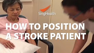 How To Position A Stroke Patient [upl. by Nollek]