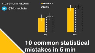 Ten Statistical Mistakes in 5 Min [upl. by Airemat]