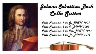 Johann Sebastian Bach  Cello suites in 432 Hz great for reading or studying [upl. by Nary]