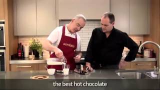 How to make a hot chocolate using an aerolatte milk frother [upl. by Walke89]