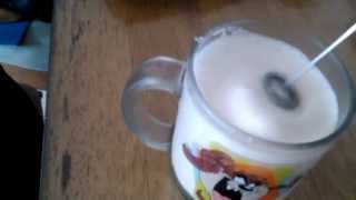 Aerolatte Review Frothing Cold Milk In Under 1 Minute [upl. by Acherman]